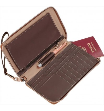 Anekke Contemporary Portafoglio da donna - Portafoglio per passaporto - Protezione RFID 