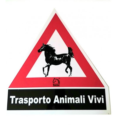 Tattini cartello trasporto animali vivi