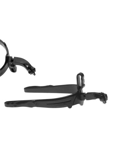 Lopez speroni spagnoli originali in ferro nero con gambo curvo