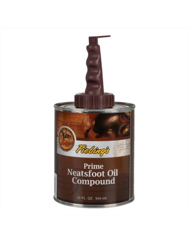 Fiebings olio cuoio Prime neatsfoot oil compund 946 ml con applicatore
