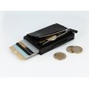 Ögon Designs portafoglio portacarte e monete RFID in pelle e alluminio
