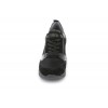 Grünland Sneaker donna total black con zeppa con sottopiede estraibile 
