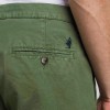 MCS pantalone bermuda da uomo in gabardina di cotone elasticizzato