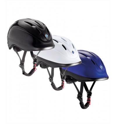 Daslo casco lucido con multi fessure di aerazione guscio ABS super leggero Omologato CE e fibbia sgancio rapido