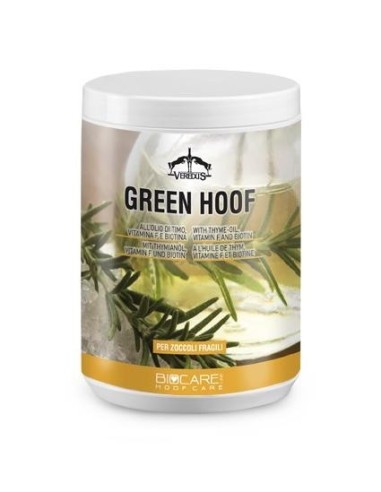 Veredus Green Hoof unguento per zoccoli all'olio di timo, vitamina F e biotina